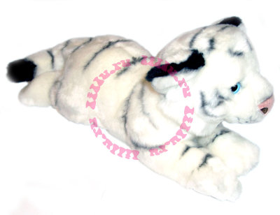 Мягкая игрушка Тигр белый, лежачий, 33см [LN64088] Мягкая игрушка Тигр белый, лежачий, 33см [LN64088]
