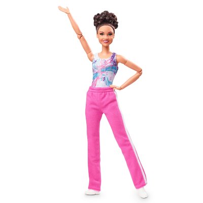 Шарнирная кукла Барби &#039;Лори Эрнандес&#039; (Laurie Hernandez), Barbie Black Label, коллекционная, Mattel [FJH69] Шарнирная кукла Барби 'Лори Эрнандес' (Laurie Hernandez), Barbie Black Label, коллекционная, Mattel [FJH69]