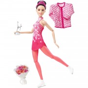Шарнирная кукла Барби 'Фигуристка', из серии 'Я могу стать', Barbie, Mattel [HHY27]