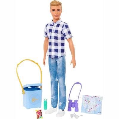 Игровой набор с куклой Кен, из серии &#039;Поход&#039;, Barbie, Mattel [HHR66] Игровой набор с куклой Кен, из серии 'Поход', Barbie, Mattel [HHR66]