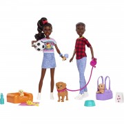 Игровой набор с куклами 'Близнецы Джексон и Джейла', Barbie, Mattel [HDF76]