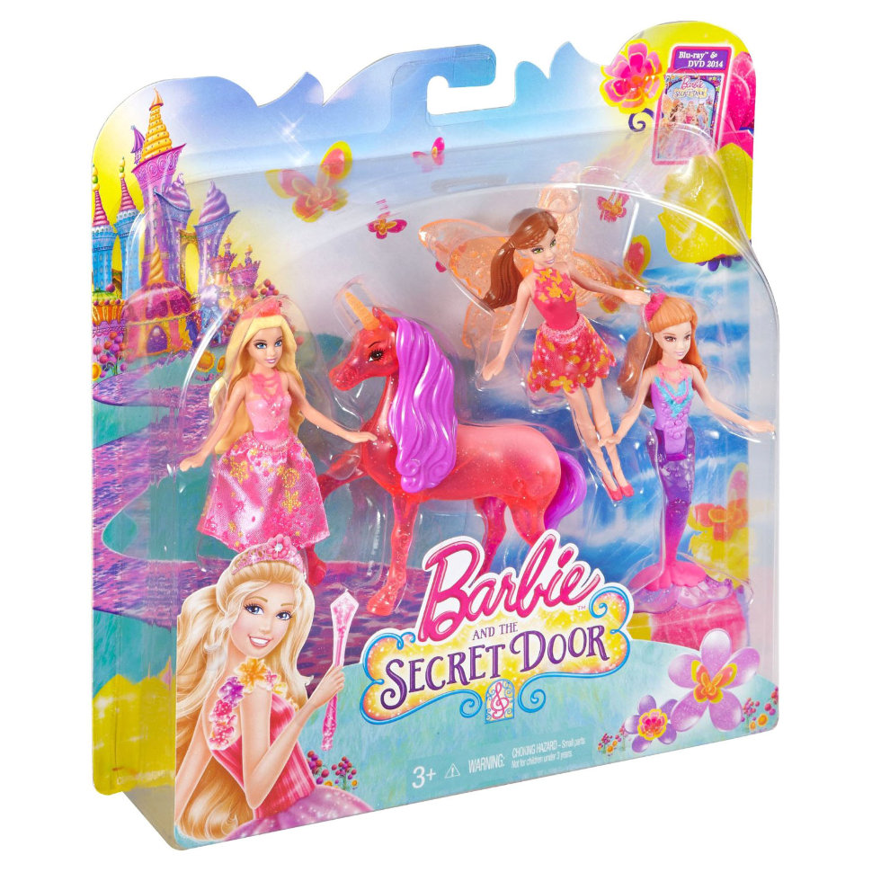 Igrovoj Nabor S Mini Kuklami Barbi Potajnaya Dver 10 Sm Barbie Mattel Cbn46