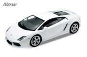 Модель автомобиля Lamborghini Gallardo, белая, 1:24, Welly [24005W]