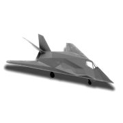 Мини-модель американского истребителя 'Lockheed F-117 Nighthawk', 1:200, Forces of Valor, Unimax [98894]