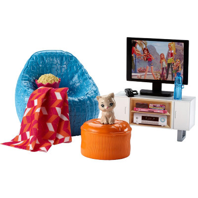Игровой набор &#039;Телевизор для Барби&#039;, Barbie, Mattel [DVX46] Игровой набор 'Телевизор для Барби', Barbie, Mattel [DVX46]
