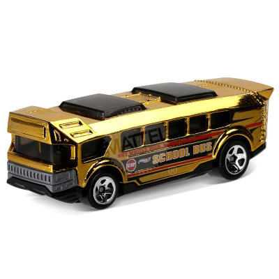 Модель школьного автобуса &#039;Hot Wheels High&#039;, золотистый, Super Chromes, Hot Wheels [DHW76] Модель школьного автобуса 'Hot Wheels High', золотистый, Super Chromes, Hot Wheels [DHW76]
