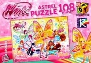 Пазл 'Winx Club - Стелла' Believix Япония, 108 элементов мини, Astrel [8433]