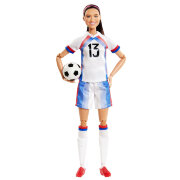 Шарнирная кукла Барби 'Алекс Морган' (Alex Morgan), из серии Inspiring Women, Barbie Signature, Barbie Black Label, коллекционная, Mattel [GHT49]