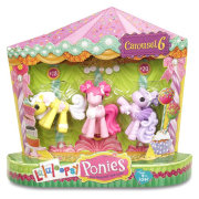 Набор из 3 мини-пони 'Carousel 6', 5 см, Lalaloopsy Ponies [525493-6]
