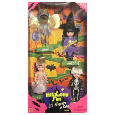 Набор из трех кукол &#039;Развлечения на Хэллоуин&#039; (Halloween Fun), из серии &#039;Маленькие друзья Келли&#039; (Li&#039;l Friends of Kelly), Mattel [23796] Набор из трех кукол 'Развлечения на Хэллоуин' (Halloween Fun), из серии 'Маленькие друзья Келли' (Li'l Friends of Kelly), Mattel [23796]