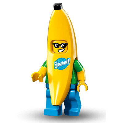 Минифигурка 'Человек в костюме банана', серия 16 'из мешка', Lego Minifigures [71013-15] Минифигурка 'Человек в костюме банана', серия 16 'из мешка', Lego Minifigures [71013-15]