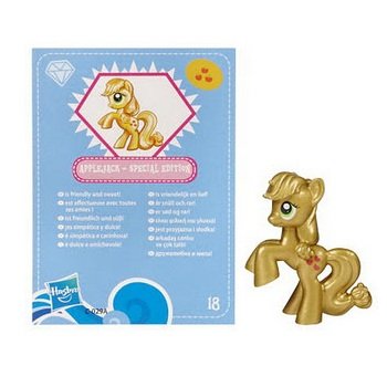 Мини-пони &#039;из мешка&#039; - &quot;металлический&quot; Applejack, 2 серия 2012, My Little Pony [35581-2-18] Мини-пони 'из мешка' - "металлический" Applejack, 2 серия 2012, My Little Pony [35581-2-18]