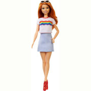 Кукла Барби, обычная (Original), из серии 'Мода' (Fashionistas), Barbie, Mattel [FXL55]