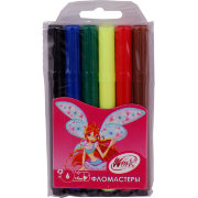 Фломастеры цветные, 'Winx Club - Беливикс', с толстым стержнем, 6 шт. [825-6/W]