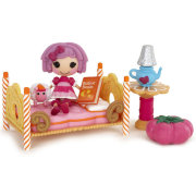 Игровой набор 'Спальня' (Pillow's Sleepover Party), с мини-куклой 7 см, Lalaloopsy Minis [534143]