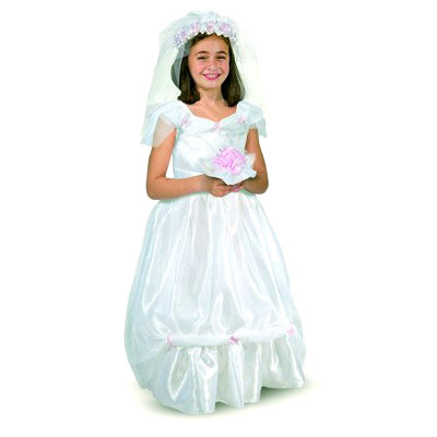 Детский костюм-платье с аксессуарами &#039;Невеста&#039;, 3-6 лет, Melissa&amp;Doug [4274] Детский костюм-платье с аксессуарами 'Невеста', 4-6 лет, Melissa&Doug [4274]
