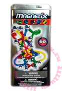 Конструктор магнитный Magnetix, 60 деталей, жестяная коробка [29111]  