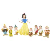 Игровой набор с мини-куклой 'Белоснежка и семь гномов', из серии 'Принцессы Диснея', Mattel [R9644]