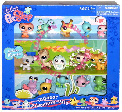 Набор 'Игры на природе' с 15 зверюшками, Littlest Pet Shop [24223] Набор 'Игры на природе' с 15 зверюшками, Littlest Pet Shop [24223]