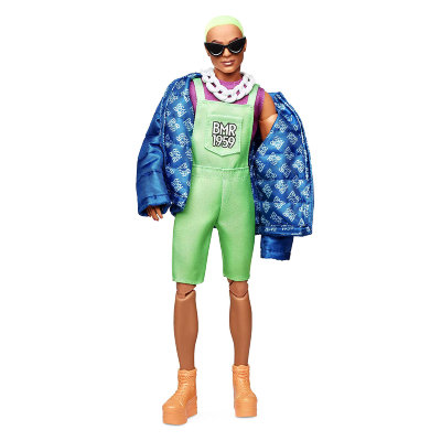 Шарнирная кукла Кен из серии &#039;BMR1959&#039;, коллекционная, Black Label, Barbie, Mattel [GHT96] Шарнирная кукла Кен из серии 'BMR1959', коллекционная, Black Label, Barbie, Mattel [GHT96]