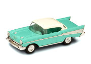 Модель автомобиля Chevrolet Bel Air 1957, зеленая, 1:43, Yat Ming [94201G]