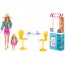 Игровой набор с куклами Барби и Челси 'Кафе-мороженое', Barbie, Mattel [GBK87] - Игровой набор с куклами Барби и Челси 'Кафе-мороженое', Barbie, Mattel [GBK87]