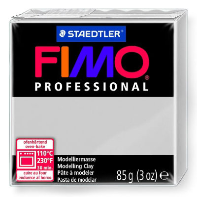 Полимерная глина FIMO Professional, серый дельфин, 85г, FIMO [8004-80] Полимерная глина FIMO Professional, серый дельфин, 85г, FIMO [8004-80]