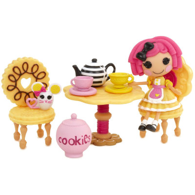 Игровой набор 'Чаепитие' (Crumbs' Tea Party), с мини-куклой 7 см, Lalaloopsy Minis [534150] Игровой набор 'Чаепитие' (Crumbs' Tea Party), с мини-куклой 7 см, Lalaloopsy Minis [534150]