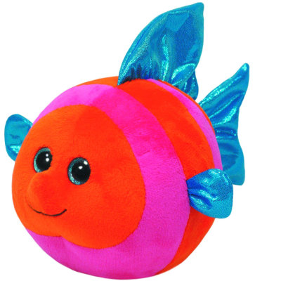 Мягкая игрушка &#039;Рыбка Splashy круглая&#039;, из серии Beanie Ballz, 11 см, TY [38131] Мягкая игрушка 'Рыбка Splashy круглая', из серии Beanie Ballz, 11 см, TY [38131]