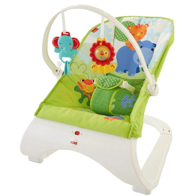* Комфортное кресло для малыша 'Друзья из тропического леса', Fisher Price [CJJ79] Комфортное кресло для малыша 'Друзья из тропического леса', Fisher Price [CJJ79]