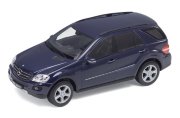 Модель автомобиля Mercedes-Benz ML350, темно-синяя, 1:24, Welly [22480W-BL]