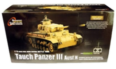 Танк радиоуправляемый &quot;Tauch Panzer III Ausf.H 1:16&quot; со стрельбой [3849] Танк радиоуправляемый "Tauch Panzer III Ausf.H" со стрельбой [3849]