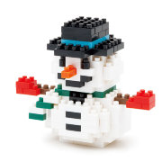Конструктор 'Снеговик' из специальной новогодней серии, nanoblock [NBC-064]