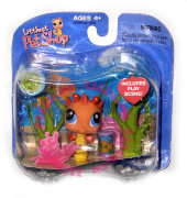 Зверюшка с игровой сценой - Морской конёк, Littlest Pet Shop, Hasbro [23028]
