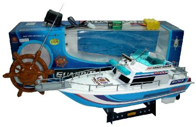 Катер полиции радиоуправляемый &#039;Guard Boat&#039; [568-1A] Катер полиции радиоуправляемый 'Guard Boat' [568-1A]