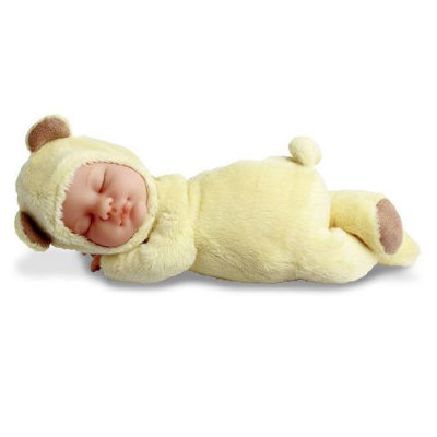 Кукла &#039;Спящий младенец-медвежонок&#039;, светло-желтый, 22 см, Anne Geddes [579150] Кукла 'Спящий младенец-медвежонок', светло-желтый, 22 см, Anne Geddes [579150]