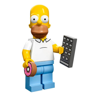 Минифигурка &#039;Гомер Симпсон&#039;, серия The Simpsons &#039;из мешка&#039;, Lego Minifigures [71005-01] Минифигурка 'Гомер Симпсон', серия The Simpsons 'из мешка', Lego Minifigures [71005-01]
