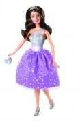 Кукла Барби 'Принцессы на вечеринке', в фиолетовом платье, Barbie, Mattel [R6392]