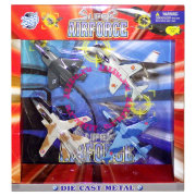 Набор из 4 моделей военных самолетов, игровая серия, Yat Ming [93101-8G-1]