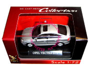 Модель автомобиля Opel Vectra GTS 1:72, серебристая, в пластмассовой коробке, Yat Ming [73000-29]