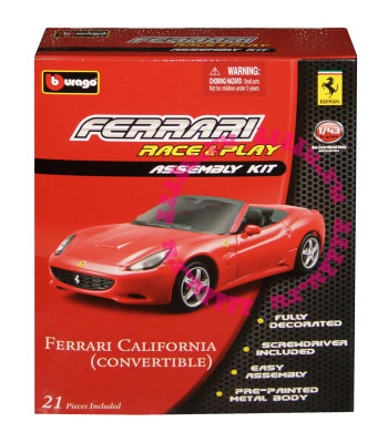 Сборная модель автомобиля Ferrari California, 1:43, Bburago [18-35200-01] Сборная модель автомобиля Ferrari California, 1:43, Bburago [18-35200-01]