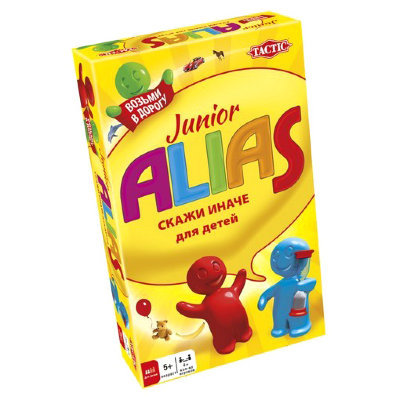 Игра настольная &#039;Alias Junior. Скажи иначе - Для малышей&#039;, компактная версия, версия 2015 года, Tactic [53369] Игра настольная 'Alias Junior. Скажи иначе - Для малышей', компактная версия, версия 2015 года, Tactic [53369]