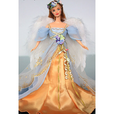Кукла Барби &#039;Арфистка-Ангел&#039; (Harpist Angel Barbie) из серии &#039;Angels of Music&#039;, коллекционная Mattel [18894] Кукла Барби 'Арфистка-Ангел' (Harpist Angel Barbie) из серии 'Angels of Music', коллекционная Mattel [18894]
