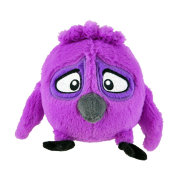 Мягкая игрушка 'Сиреневая злая птичка - Angry Birds Rio', 12 см, со звуком, Commonwealth Toys [92141s]