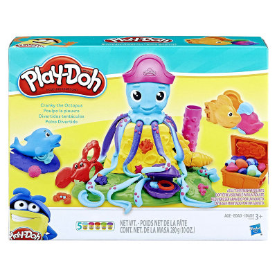 Набор для детского творчества с пластилином &#039;Осьминог Крэнки&#039; (Cranky the Octopus), Play-Doh/Hasbro [E0800] Набор для детского творчества с пластилином 'Осьминог Крэнки' (Cranky the Octopus), Play-Doh/Hasbro [E0800]