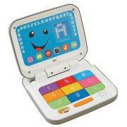 * Интерактивная игрушка 'Серый ноутбук с технологией Smart Stages', из серии 'Смейся и учись', Fisher Price [DHN84]