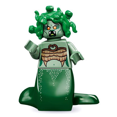 Минифигурка 'Медуза Горгона', серия 10 'из мешка', Lego Minifigures [71001-02] Минифигурка 'Медуза Горгона', серия 10 'из мешка', Lego Minifigures [71001-02]