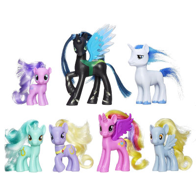 Набор из 7 пони &#039;Избранная коллекция с Королевой Кризалис&#039; (Queen Chrysalis), специальный эксклюзивный выпуск, My Little Pony - Friendship is Magic, Hasbro [A5386] Набор из 7 пони 'Избранная коллекция с Королевой Кризалис' (Queen Chrysalis), специальный эксклюзивный выпуск, My Little Pony - Friendship is Magic, Hasbro [A5386]
