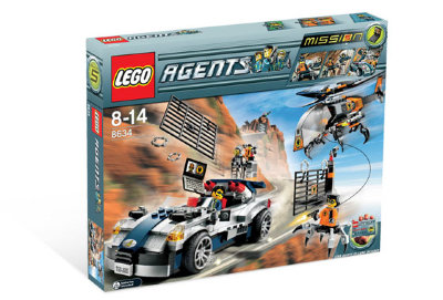 Конструктор &quot;Миссия 5: Погоня на автомобиле&quot;, серия Lego Agents [8634] Конструктор "Миссия 5: Погоня на автомобиле", серия Lego Agents [8634]