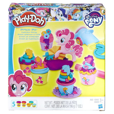 Набор для детского творчества с пластилином &#039;Пинки Пай - Вечеринка с кексами&#039; (Pinkie Pie - Cupcake Party), из серии &#039;My Little Pony&#039;, Play-Doh/Hasbro [B9324] Набор для детского творчества с пластилином 'Пинки Пай - Вечеринка с кексами' (Pinkie Pie - Cupcake Party), из серии 'My Little Pony', Play-Doh/Hasbro [B9324]